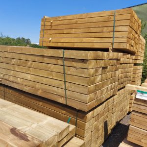Alternative view of Wooden Sleeper 2.4m x 200 x 100mm