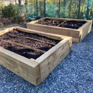 Alternative view of 2.4m x 1.2m Raised Bed Pack